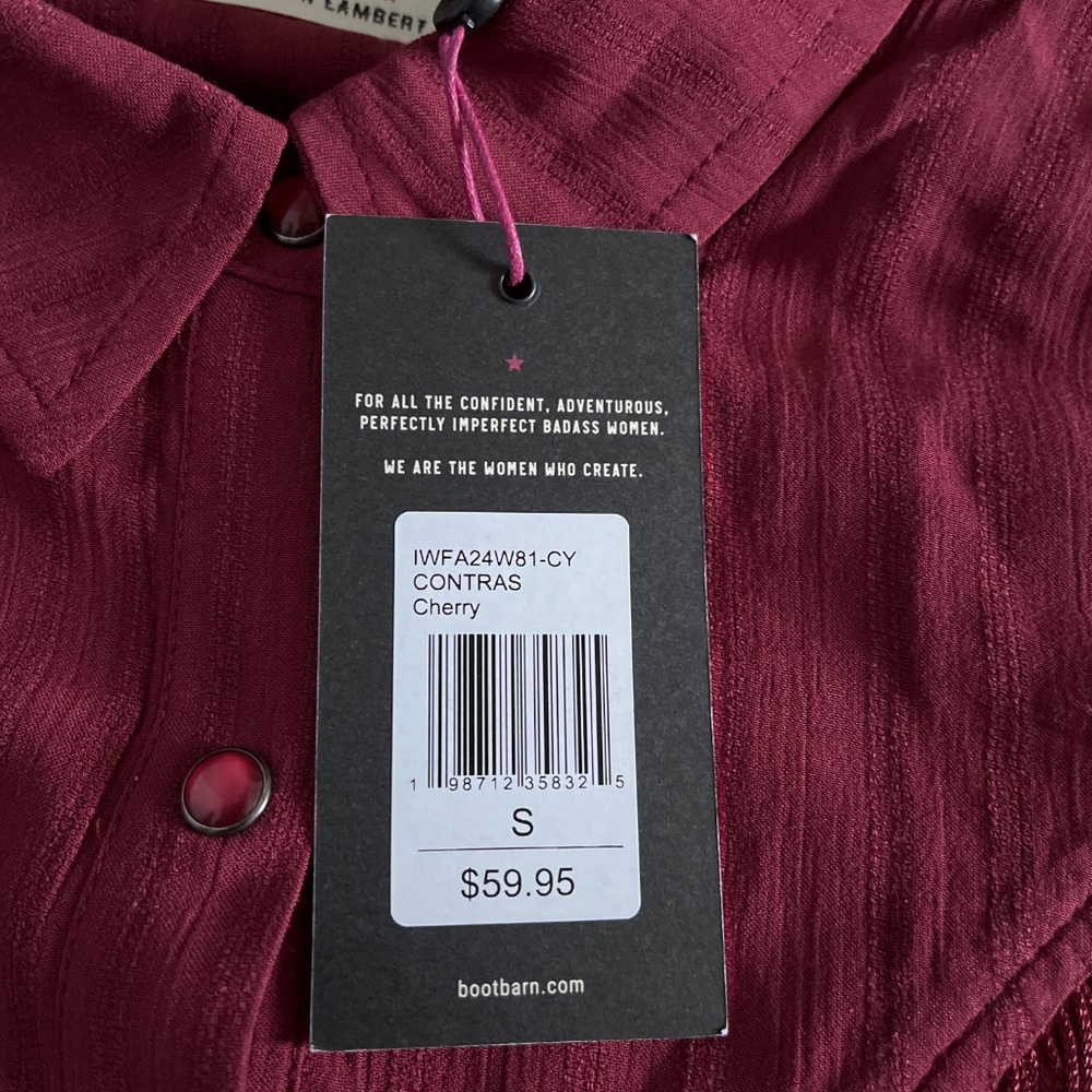 Idyllwind Fringe Crinle blouse, NWT - Picture 4 of 5
